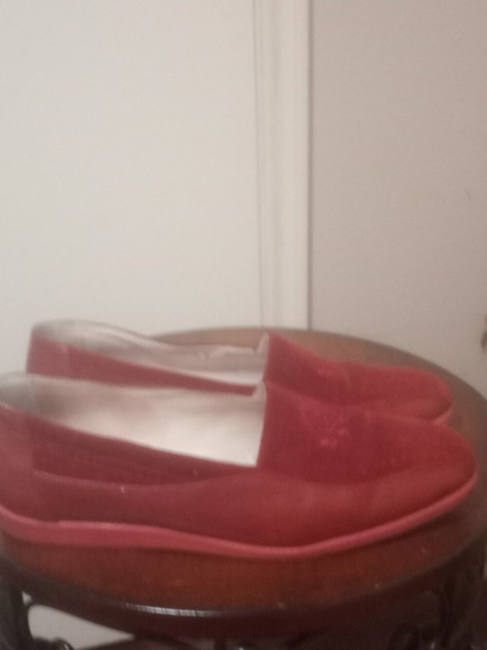 vtg 80s BALLY “Miles” burgundy Maroon Red suede and calf Slip-on Size 9M Siesta - Picture 1 of 12